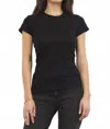 Lamade Basic Classic Crew Neck Tee In Black In Black