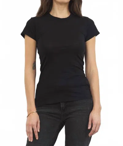 Lamade Basic Classic Crew Neck Tee In Black