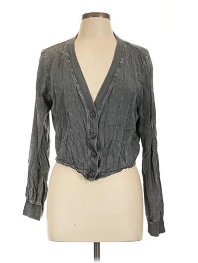 Pre-owned Lamade Cardigan Sweater In Gray