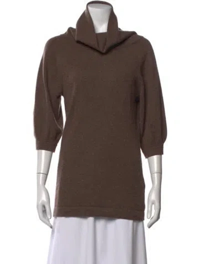 Pre-owned Lamade Cashmere Turtleneck Sweater In Brown