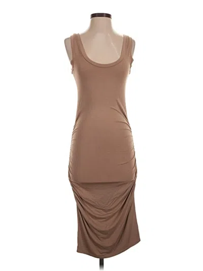 Pre-owned Lamade Casual Dress In Tan