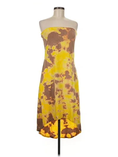 Pre-owned Lamade Cocktail Dress In Yellow
