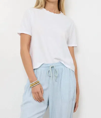 Lamade Damien Boxy Tee In White