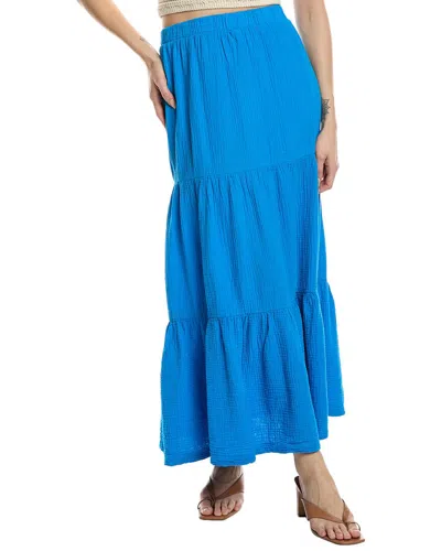 Lamade Despacito Layer Maxi Skirt In Blue