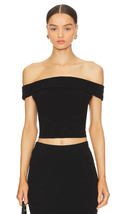 Lamade Don't Think Twice Off Shoulder Top In Black