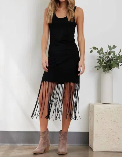 Lamade Fringe Nora Dress In Black
