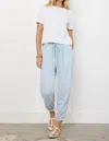 Lamade Hancock Soho Twill Jogger In Beach Glass In Multi
