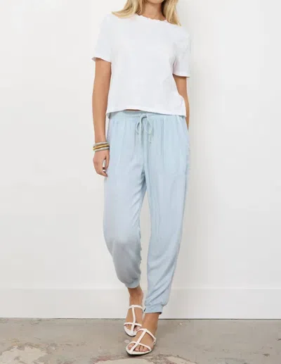 Lamade Hancock Soho Twill Jogger In Beach Glass In Multi