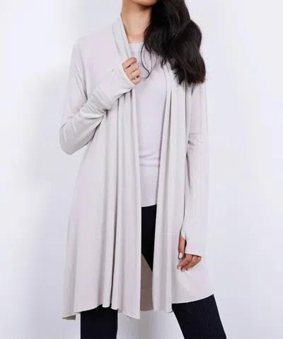 Lamade Iris Cardigan In Oyster In Grey