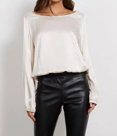 Lamade Klark Long Sleeve Top In Dove