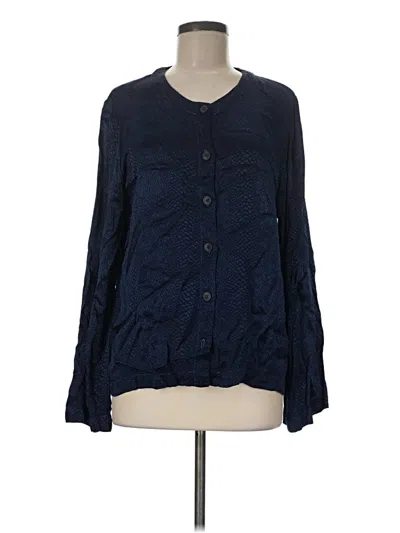 Pre-owned Lamade Long Sleeve Blouse In Blue