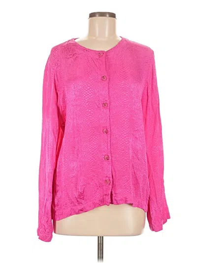 Pre-owned Lamade Long Sleeve Blouse In Pink