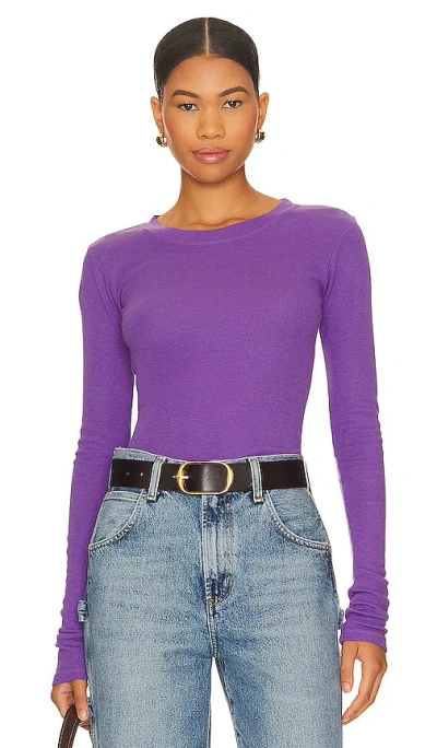 Lamade Long Sleeve Thermal Tee In Purple