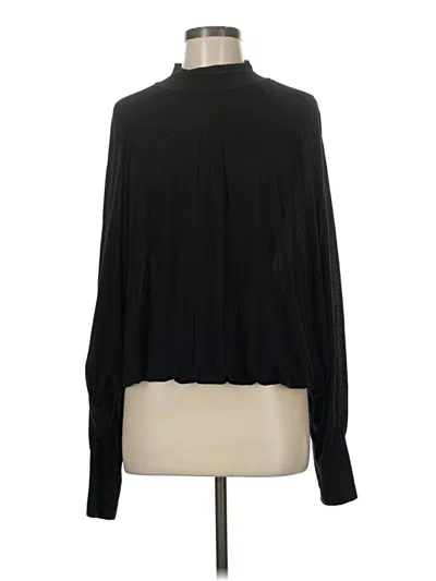 Pre-owned Lamade Long Sleeve Top Black Turtleneck Tops