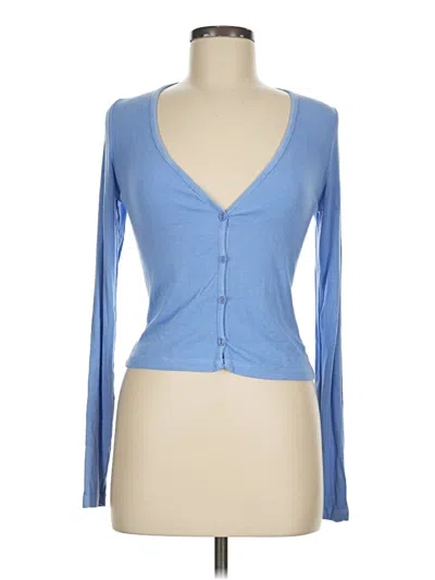 Pre-owned Lamade Long Sleeve Top Blue Sweetheart Neckline Tops
