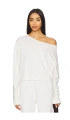 Lamade Maggie Off Shoulder Pullover In White