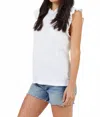 Lamade Milan Linen Tank Top In White