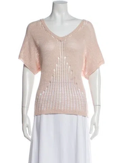 Pre-owned Lamade Scoop Neck Sweater In Pink