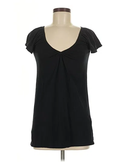 Pre-owned Lamade Short Sleeve Top Black Sweetheart Neckline Tops