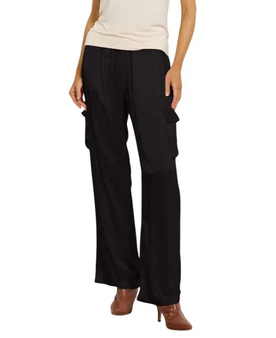 Lamade Silky Cargo Long Pant In Black