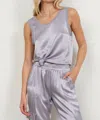 Lamade Silky You Tank Top In Chrome