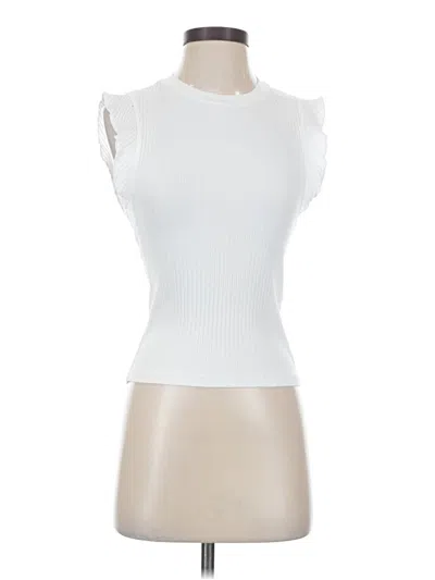 Pre-owned Lamade Sleeveless Top White High Neck Tops