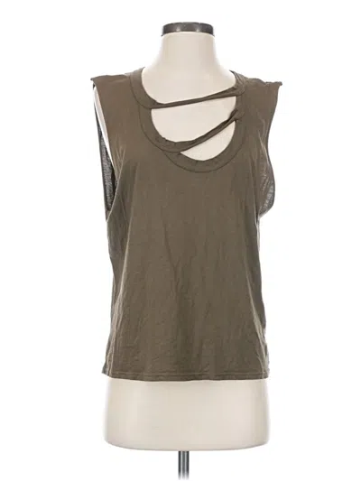 Pre-owned Lamade Sleeveless T-shirt In Brown