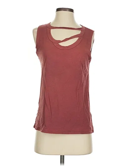 Pre-owned Lamade Sleeveless T-shirt In Burgundy
