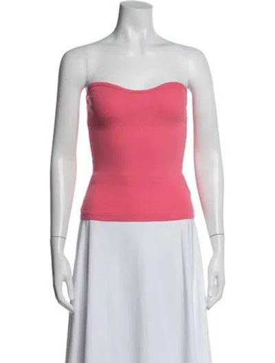 Pre-owned Lamade Strapless Crop Top W/ Tags In Pink