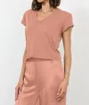 Lamade Suri Organic Top In Rose Gold In Multi