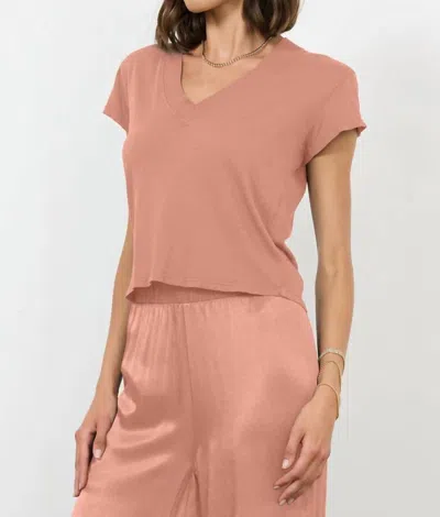 Lamade Suri Organic Top In Rose Gold In Multi