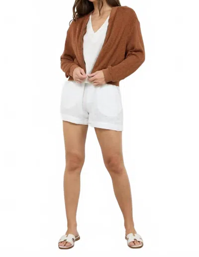 Lamade The Eighties Bomber Sweater Jacket In Honey In Brown