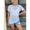 Lamade Tyler Slub Boyfriend Tee In Sky Blue