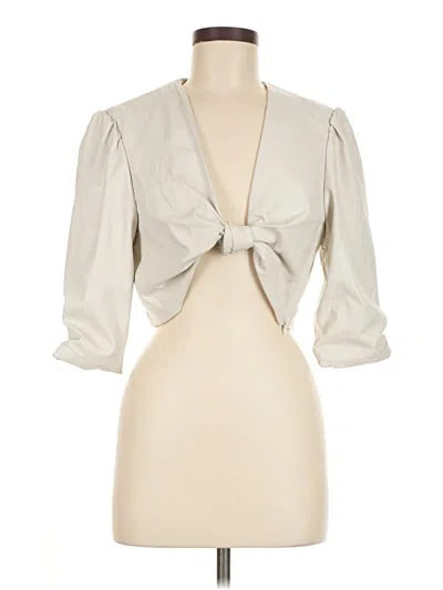 Pre-owned Lamarque 3/4 Sleeve Blouse In White