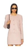Lamarque Alessia Jacket In Heather Pink