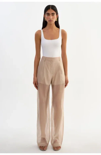 Lamarque Aloma | Sheer Pants In Neutral