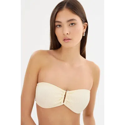 Lamarque Analisa Top Bandeau Bikini In White