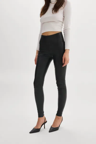 Lamarque Ani Leather Leggings In Black