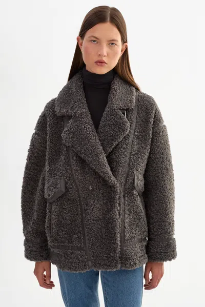 Lamarque Badu Oversized Sherpa Jacket