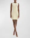 Lamarque Bendita Tank Mini Knit Dress In Lemon Icing