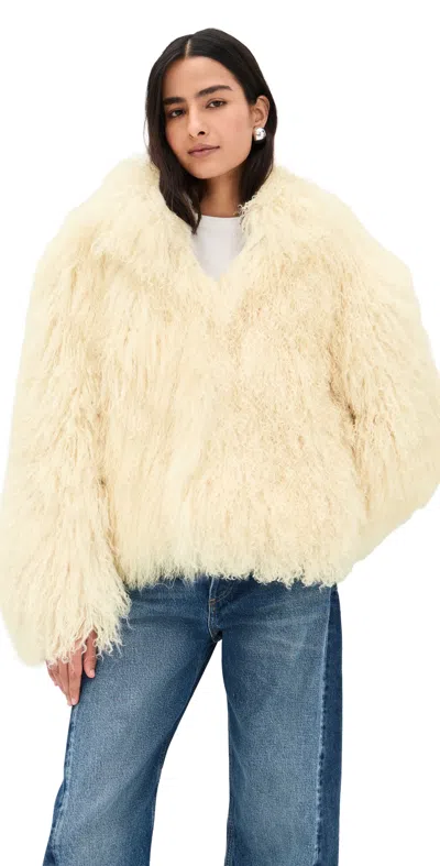 Lamarque Bianca Jacket Bone In Brown