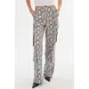 Lamarque Bobbi Faux Leather Cargo Pants In Gray