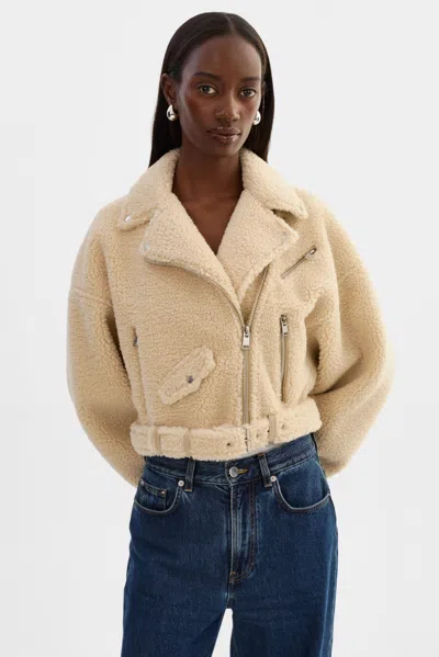 Lamarque Brina Sherpa Biker Jacket