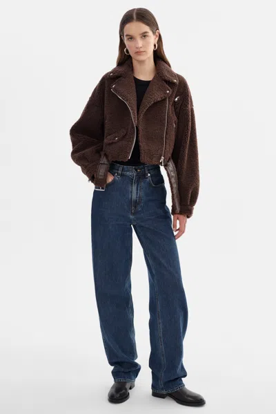 Lamarque Brina Sherpa Biker Jacket