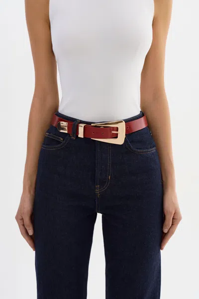 Lamarque Brooklyn Leather Belt
