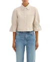 Lamarque Carolina Leather Jacket In Transparent