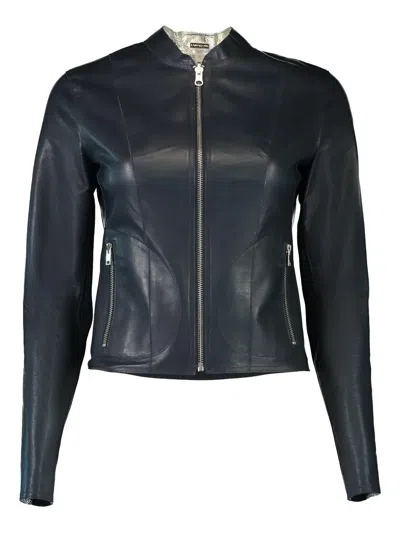 Lamarque Chapin Leather Jacket In Black