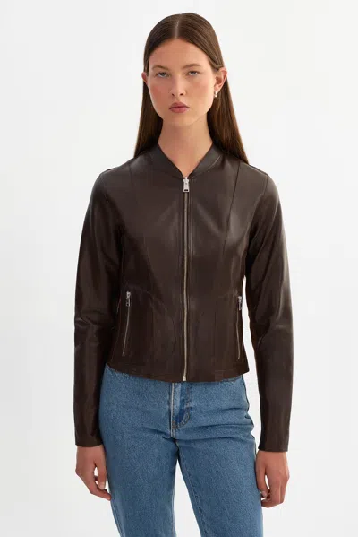 Lamarque Chapin Reversible Suede Bomber