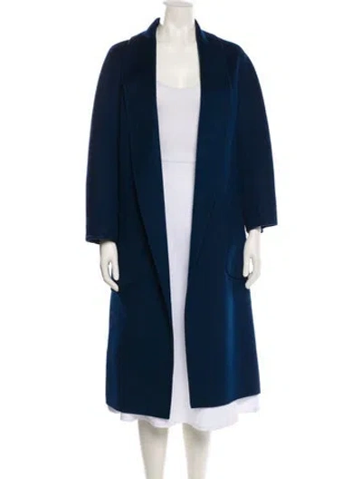 Pre-owned Lamarque Coat In Blue