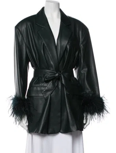 Pre-owned Lamarque Coat In Green